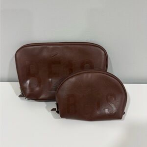 EUC BEIS Cosmetic Pouch Set in Maple